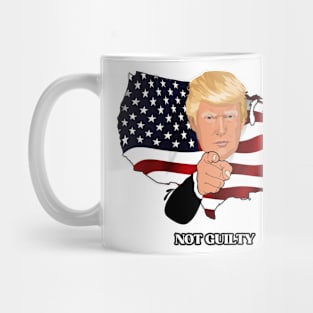 Donald Trump Mugshot Not Guilty Mug